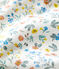 Katoenen body met kraagje en bloemenprint voor baby's wit MARSHMALLOW/wit MULTICO