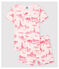 Pyjacourt snugfit toile de Jouy Paris petite fille en coton rose FLEUR/rose GROSEILLER