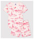 Pyjacourt snugfit toile de Jouy Paris petite fille en coton