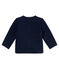 Cardigan en tubique matelassé bébé fille bleu SMOKING