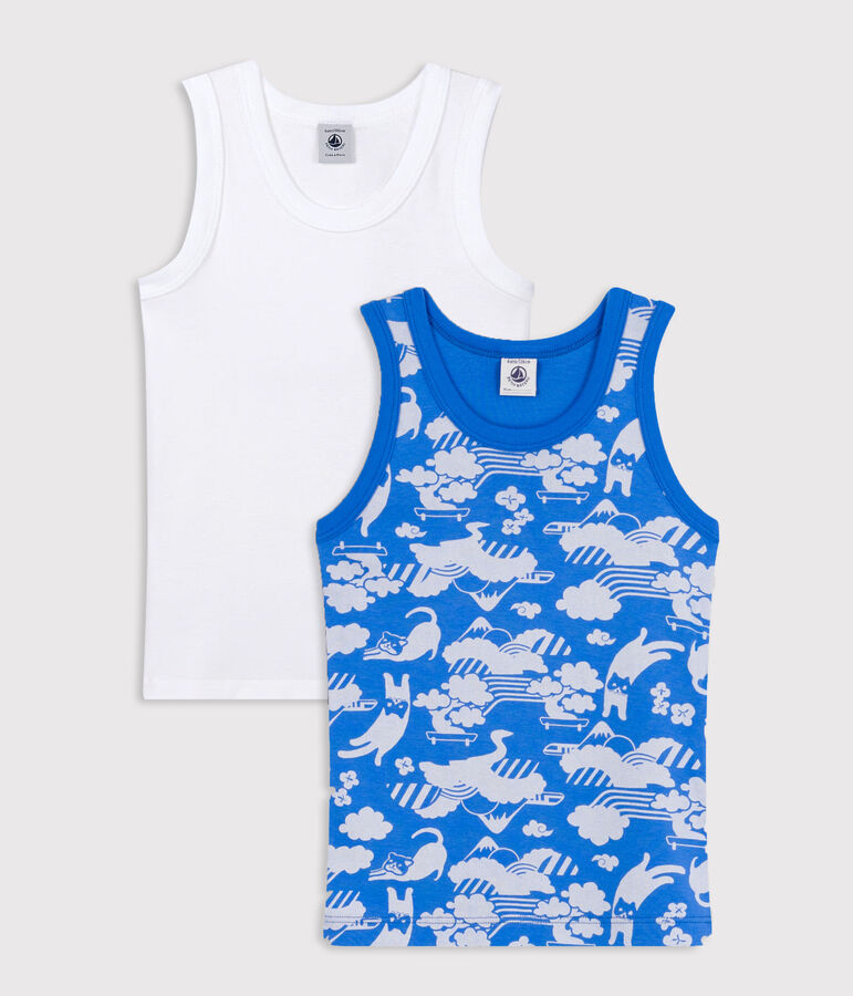 Setje met 2 katoenen hemdjes voor kinderen variante 1