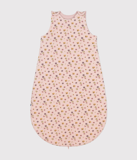 Fluwelen trappelzak voor baby's - TOG 3 roze SALINE/wit MULTICO