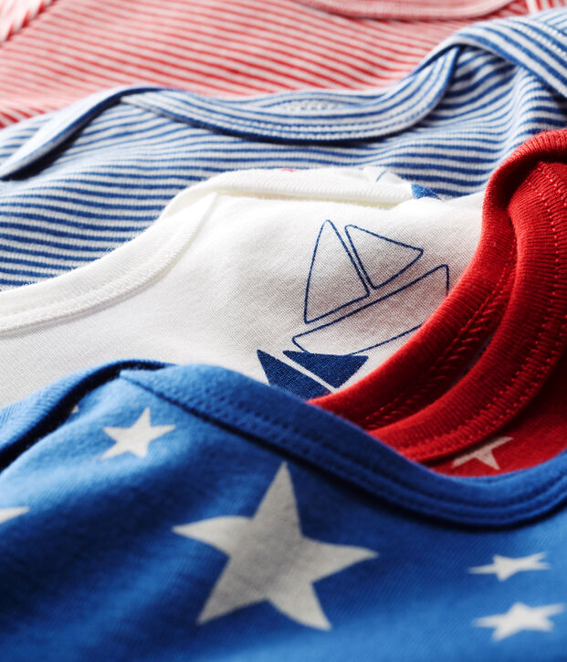 Set met 5 body's met korte mouwen voor babyjongens multicouleur