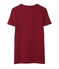 Dames-T-shirt met milleraies-strepen blauw SMOKING/rood MARS