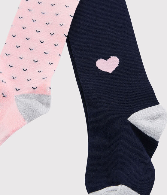 Lot de 2 paires de collants enfant fille variante 1
