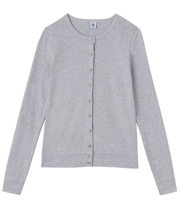 Cardigan femme gris Fumee Chine
