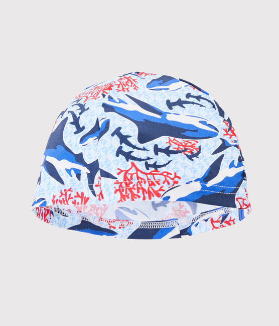 Bonnet De Bain Anti Uv Upf 50 Enfant Garcon Marshmallow Multico Petit Bateau