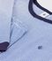 Katoenen kinderpyjama met strepen blauw/wit