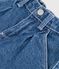 Effen spijkerbroekje voor baby's blauw