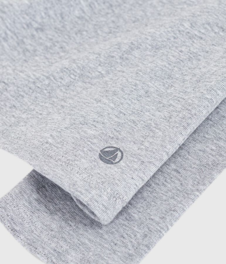 Tee-shirt femme l'iconique cocotte en coton manches longues gris