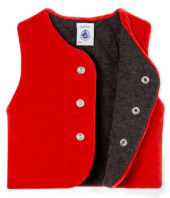 Gilet sans manches bébé garçon rouge TERKUIT