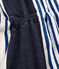 Robe manches courtes femme en lin blanc MARSHMALLOW/blanc MULTICO