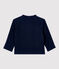 Chemise en gaze de coton bio bébé bleu SMOKING