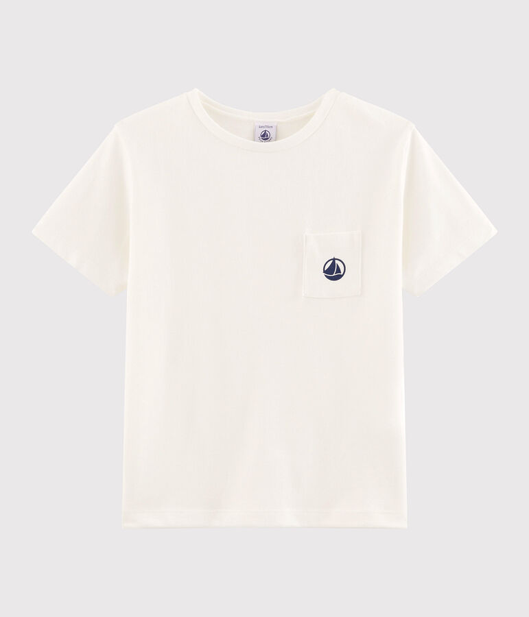 Tee-shirt enfant garcon blanc