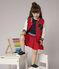 Molton Teddy babymeisje-jongen rood TERKUIT/wit MARSHMALLOW