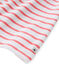 Chemise de nuit fille à rayure marinière et son legging wit ECUME/rood CARMEN