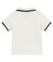 Polo manches courtes bébé garçon en piqué uni blanc MARSHMALLOW