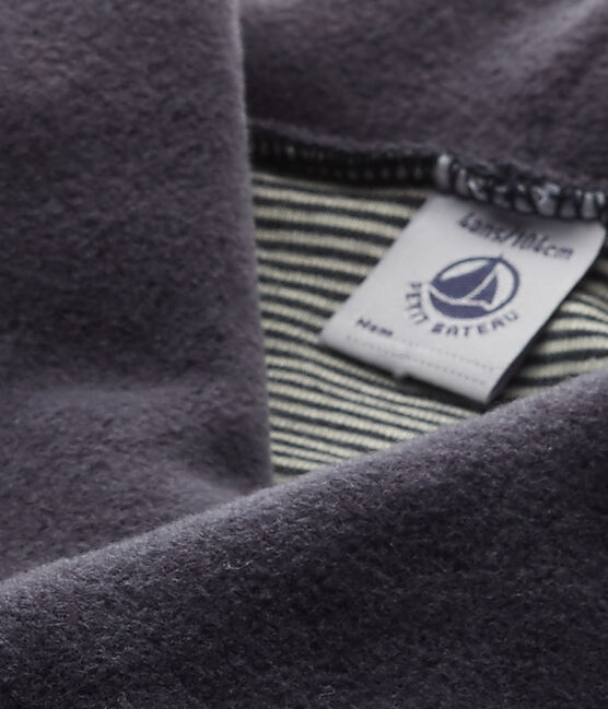Jongenscardigan in fleece blauw SMOKING