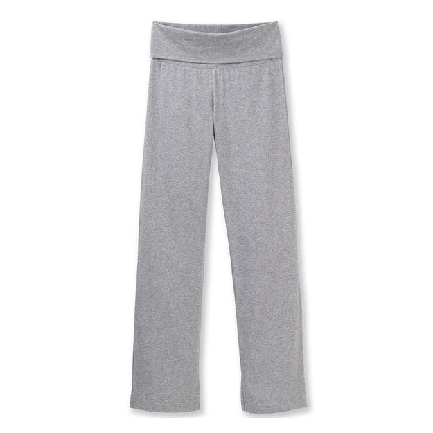Pantalon danseuse femme en jersey lycra uni gris