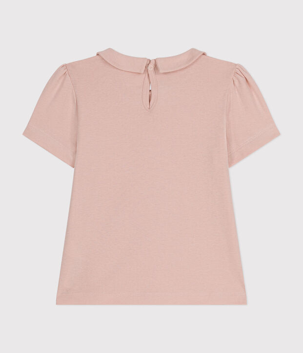 Meisjes-T-shirt met korte mouwen roze