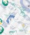 Katoenen kinderpyjama met korte mouwen en lange pijpen met print wit/multicouleur