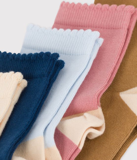Lot de 5 paires de chaussettes enfant fille variante 1