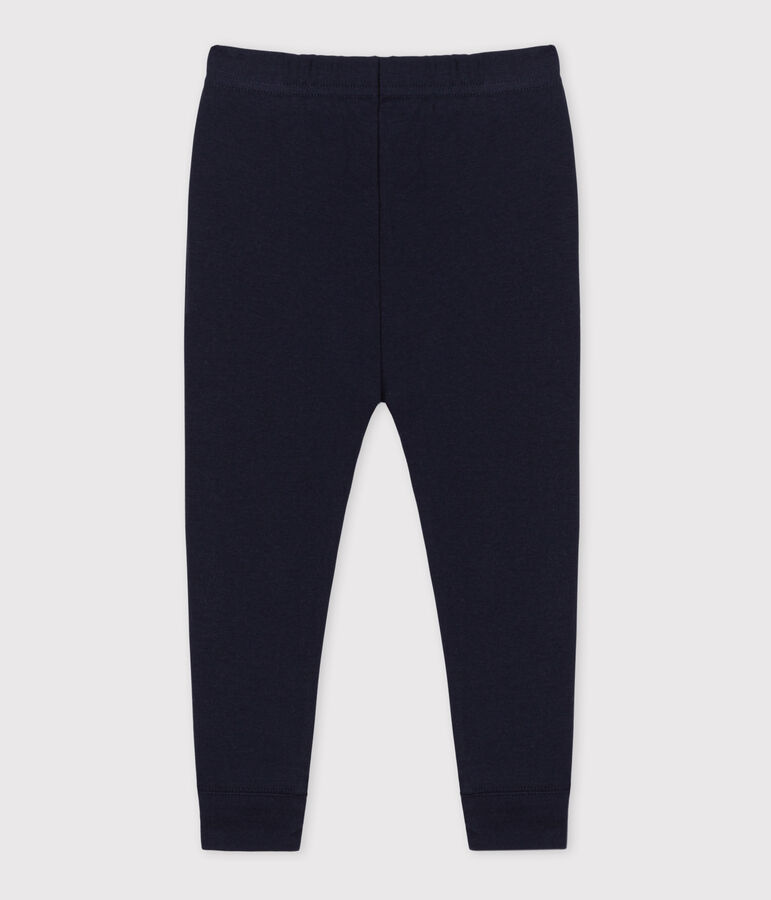 Effen katoenen babylegging blauw