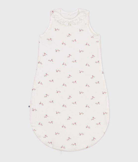 Gigoteuse bébé en coton imprimé fleuri TOG 1,5 blanc MARSHMALLOW/blanc MULTICO