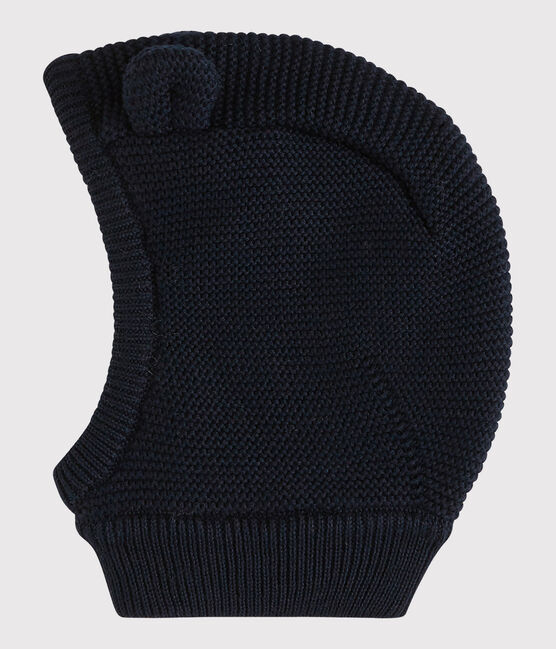 Effen bivakmuts voor baby meisje/jongen blauw SMOKING