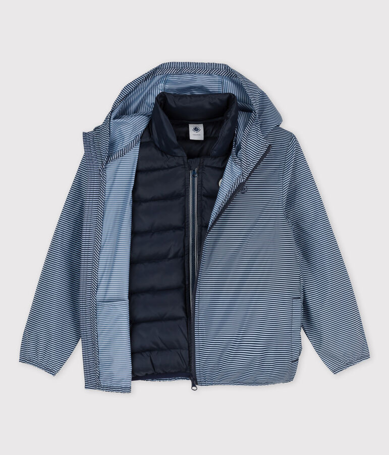 Coupe-vent 3 en 1 enfant fille - gar&ccedil;on bleu