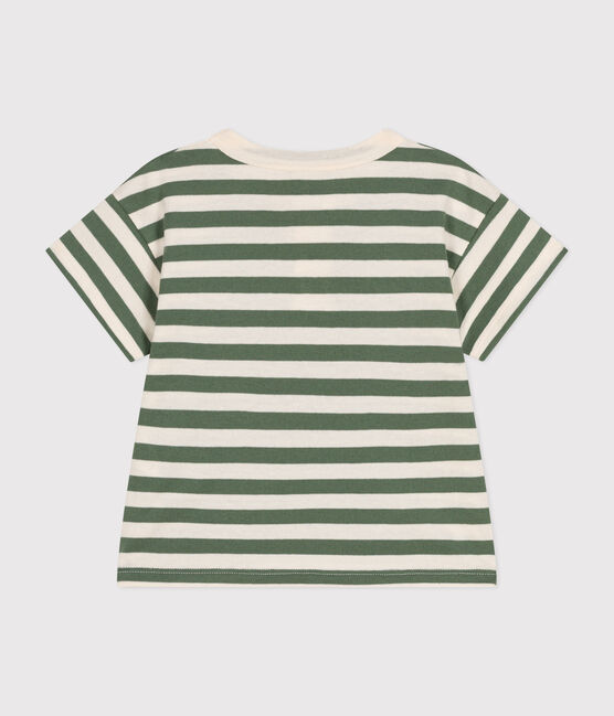 T-shirt met korte mouwen in jerseystof voor baby's groen CROCO/ AVALANCHE