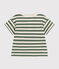 T-shirt met korte mouwen in jerseystof voor baby's groen CROCO/ AVALANCHE