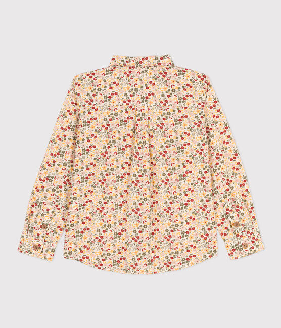 Chemise imprimée en popeline enfant garçon blanc AVALANCHE/ MULTICO