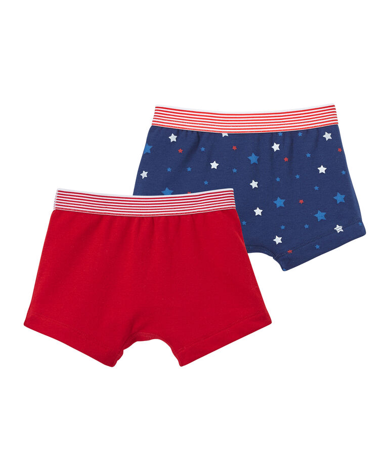 Set van 2 jongensboxershorts wit LOT