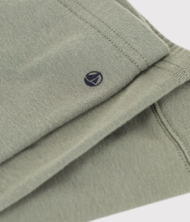Katoenen effen legging voor baby's groen