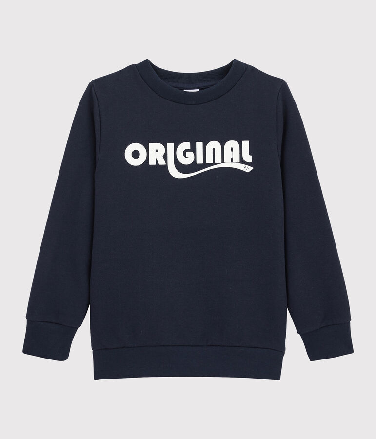 Sweatshirt jongens kinderen blauw