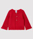 Cardigan laine et coton bébé fille