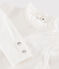 Tee shirt à collerette enfant fille blanc MARSHMALLOW