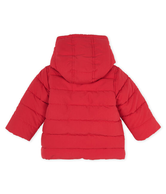 Doudoune bébé garçon en microfibre rouge TERKUIT