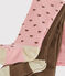 Lot de 2 paires de collants bébé fille rose CHARME/blanc MULTICO
