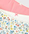 Lot de 3 shorties fleurs rétro petite fille en coton variante 1