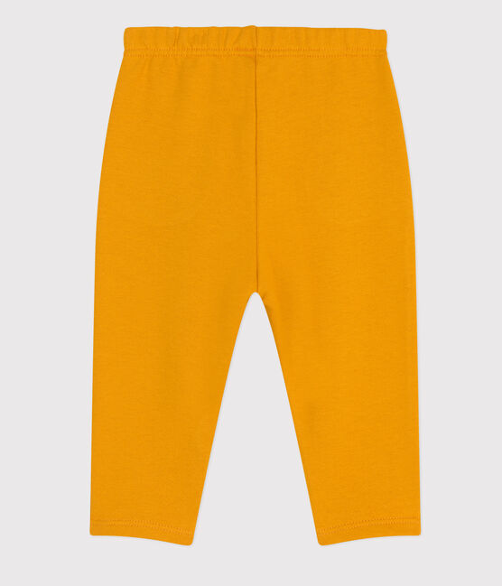 Broek in molton voor baby's geel BOUDOR