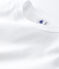 Iconisch katoenen Dames T-shirt met ronde hals wit ECUME