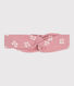 Babyhoofdband van katoenen gaas met bloemenprint