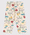 Pantalon bébé en jersey imprimé blanc AVALANCHE/ MULTICO