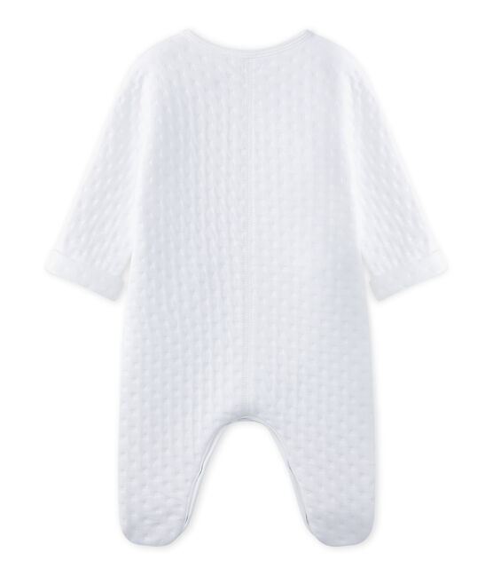 Dors-bien bébé mixte en tubique matelassé blanc ECUME