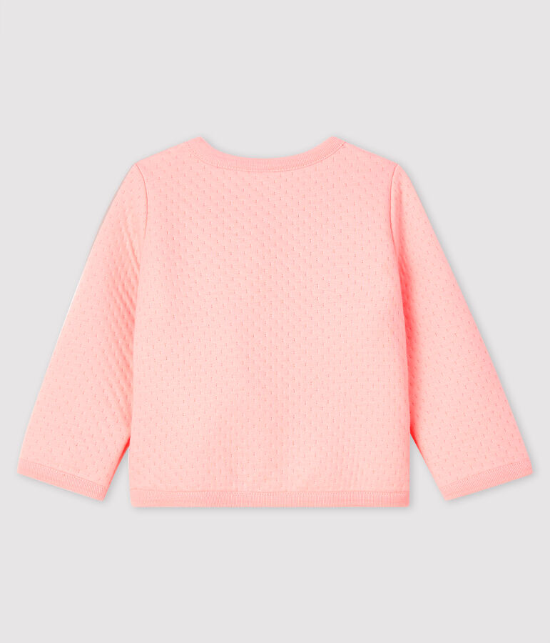 Tubic cardigan babymeisje roze