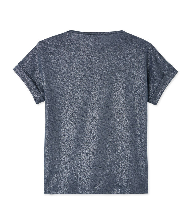 Tee-shirt enfant fille gris/gris