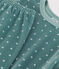 Pyjama étoile en velours enfant bleu BRUT/blanc MARSHMALLOW