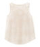 Débardeur enfant fille blanc MARSHMALLOW/rose COPPER